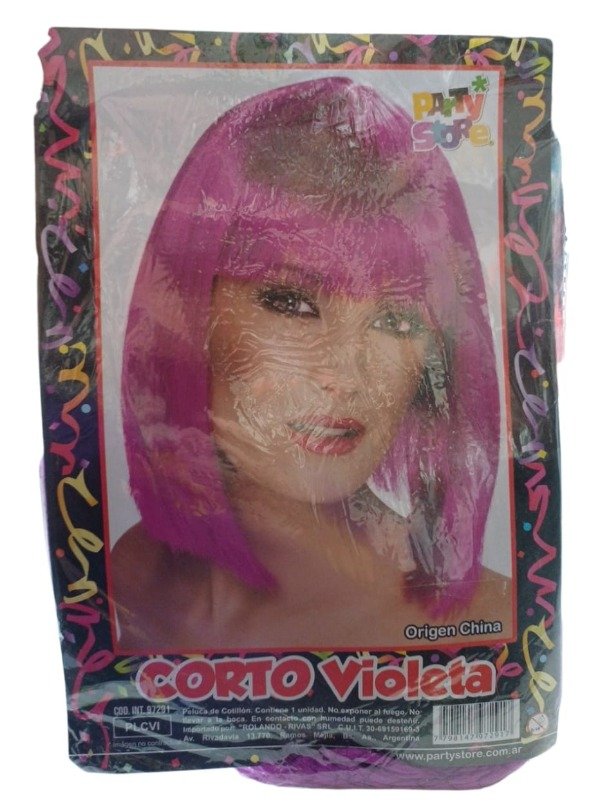 Producto - Peluca corto violeta