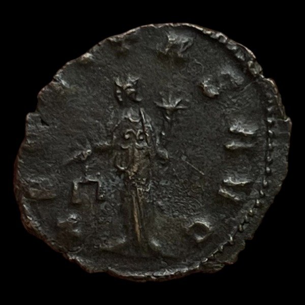 Producto - Claudio II Gótico (268 - 270 DC) AE Antoniniano. Ceca de Roma - AEQVITAS AVG