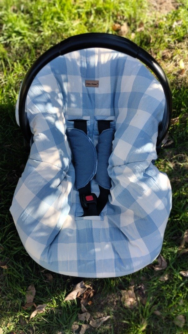 Producto - FUNDA DE HUEVITO Cuadros Azul
