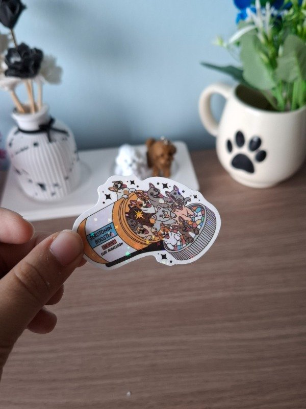 Producto - Stickers brillantes - Colección "Perritos" 060