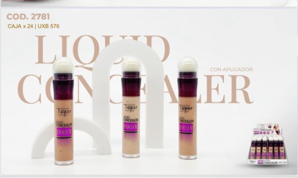 Producto - Corrector Líquido con esponja Tejar