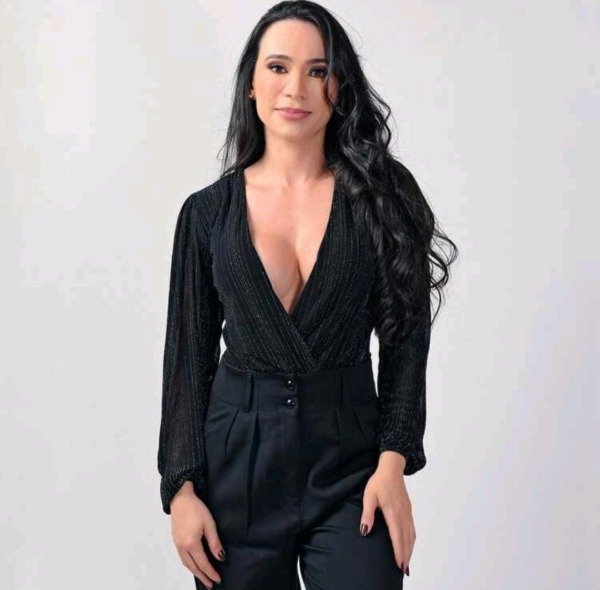 Producto - Body manga larga shine negro