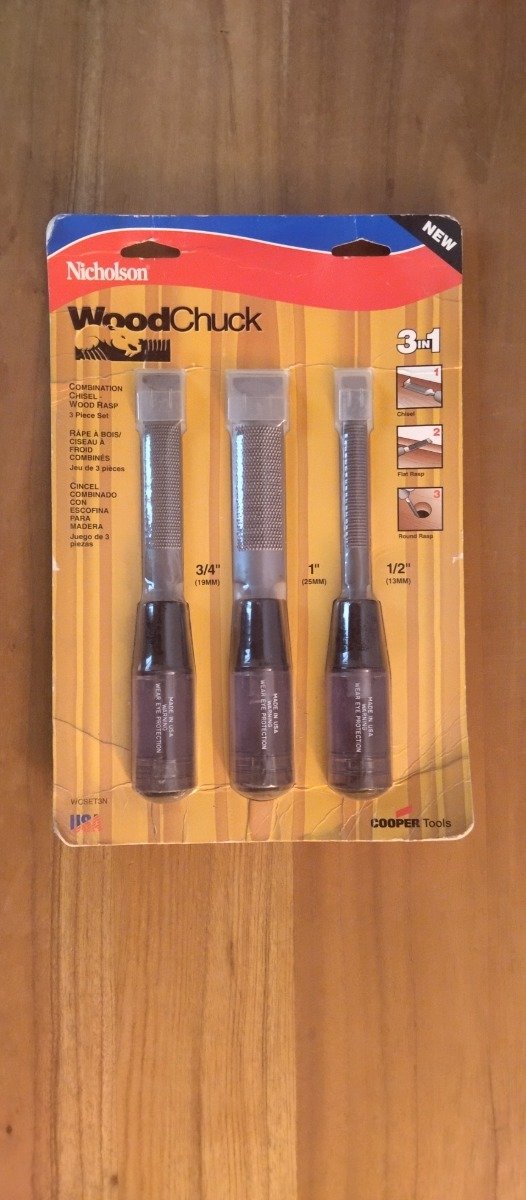 Producto - Set de 3 formones con escofina Nicholson (N.AS)