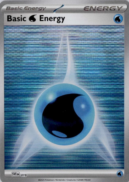 Producto - Energia - Water Energy - SVE019 - Holo - Black Bolt White Flare