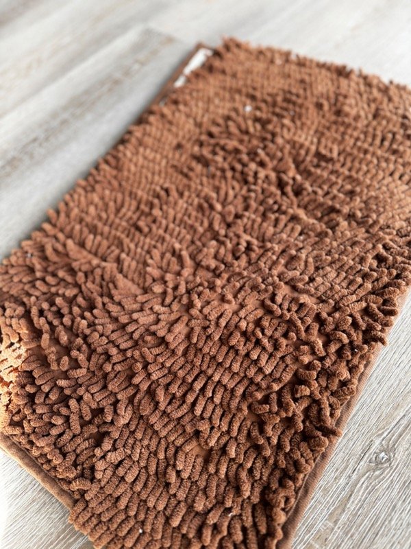 Producto - Alfombra shaggy 58x38 marron