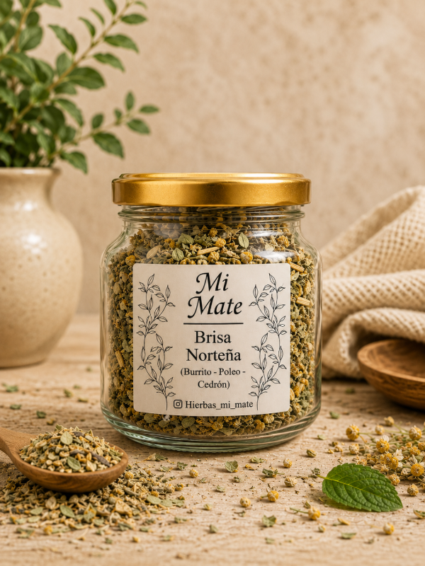 Producto - Brisa Norteña (Burrito - Poleo - Cedrón) - Frasco x 40 gr
