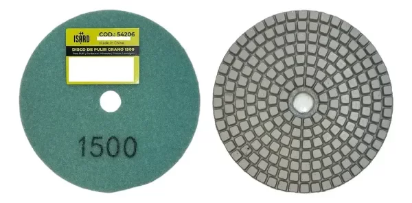 Producto - Disco de Pulir Isard Diámetro 100mm - 1500 Granos