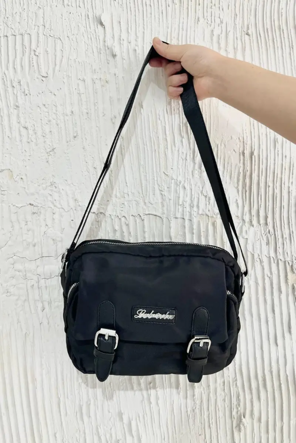 Producto - Bandolera doble compartimento con cierre frontal
