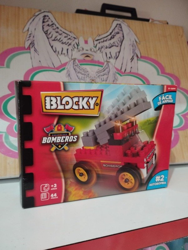 Producto - Blocky mini bombero 44 piezas