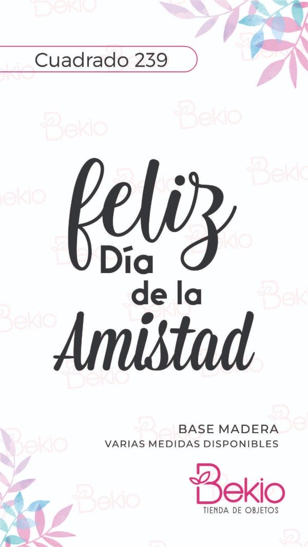Producto - Sello Cuadrado 239 - Amistad