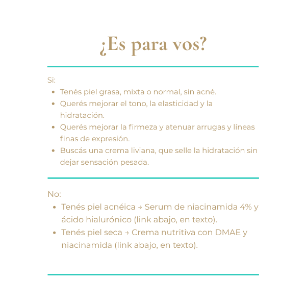 Producto - Crema hidratante con DMAE - 1