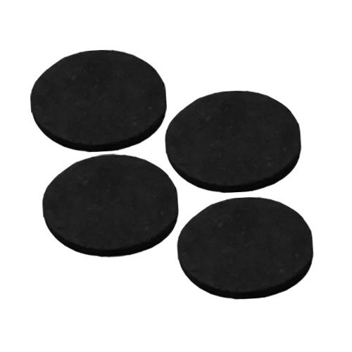 Producto - TOPE Protector GOMA NEGRO Redondo X4 (39 mm)
