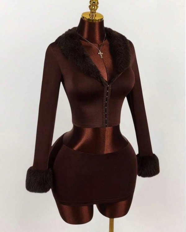 Producto - Conjunto marron peluche