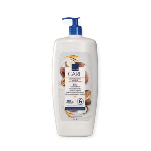 Producto - Aceite de Jojoba y Karité - Crema Corporal 1 Litro Avon Care