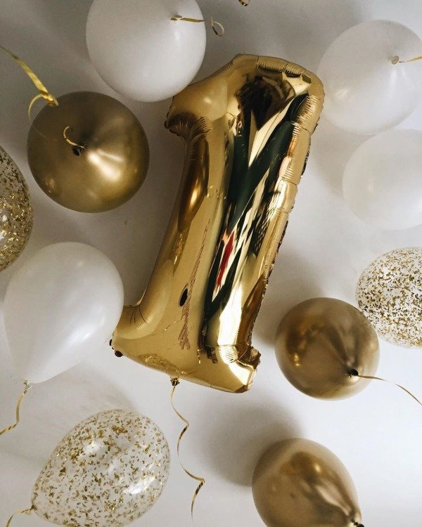 Producto - Globo Número Oro 32"
