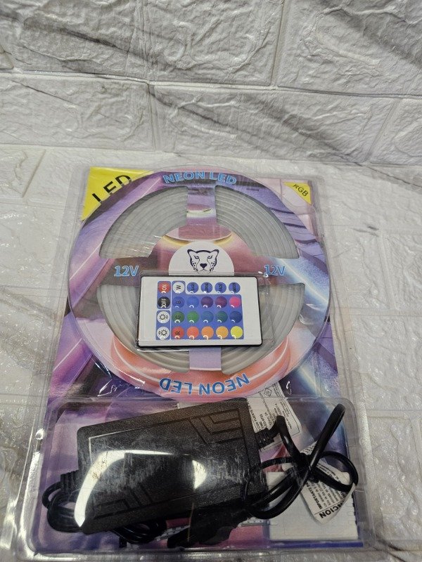 Producto - TIRA LED NEON RGB 5 METROS CON FUENTE