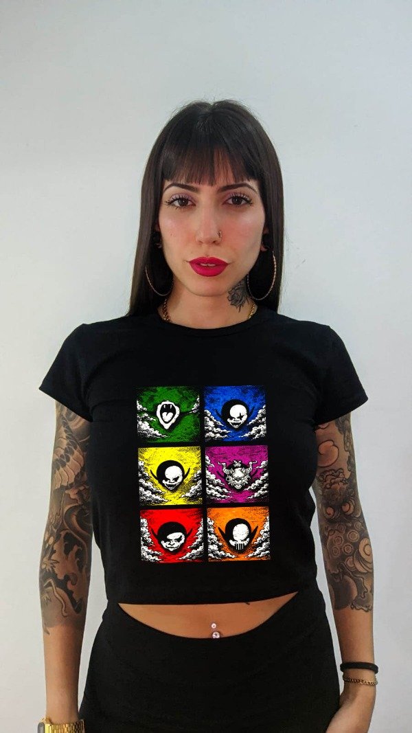 Producto - BABY TEE MUJER LOS PIOJOS COLORES VOL2