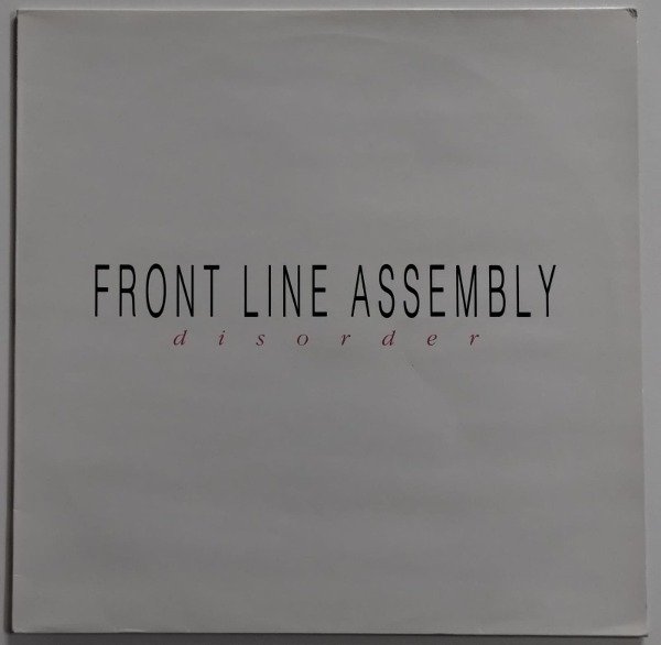 Producto - FRONT LINE ASSEMBLY Disorder Vinilo LP Europa 1988 Industrial