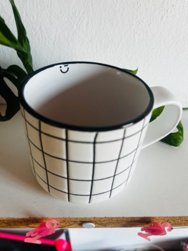 Producto - Taza cuadrille blanca - 2