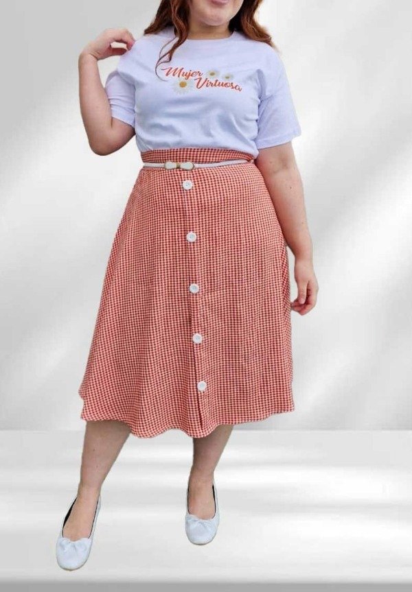 Producto - Falda boton (Talle S a L)