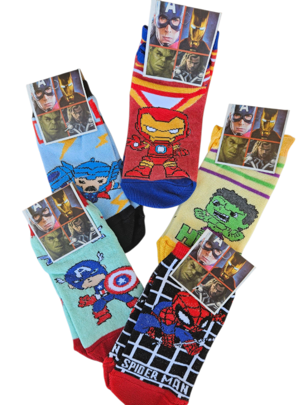 Producto - Soquetes Superhéroes