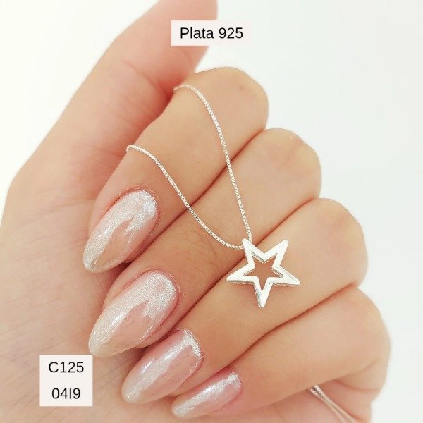 Producto - Cadena Veneciana y dije estrella calada