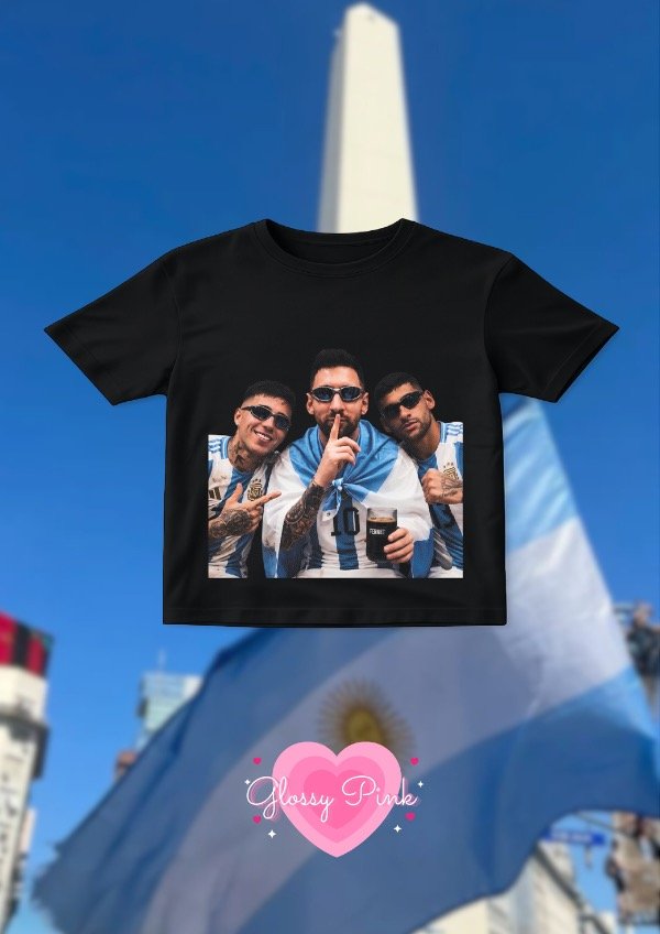 Producto - Baby Tee Messi Selección - DTF