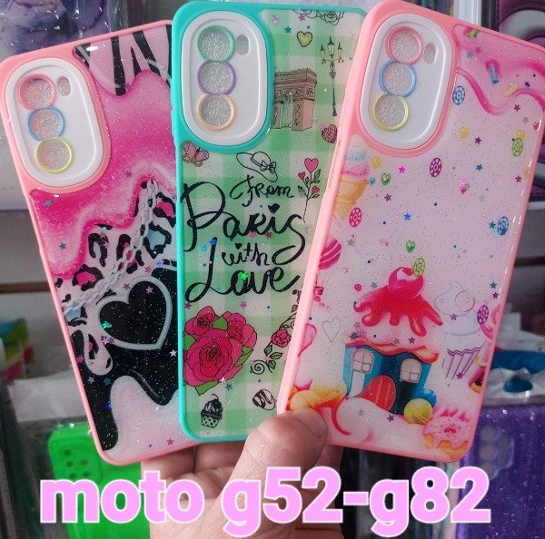 Producto - Fundas brillo epoxy. Moto g52-g82