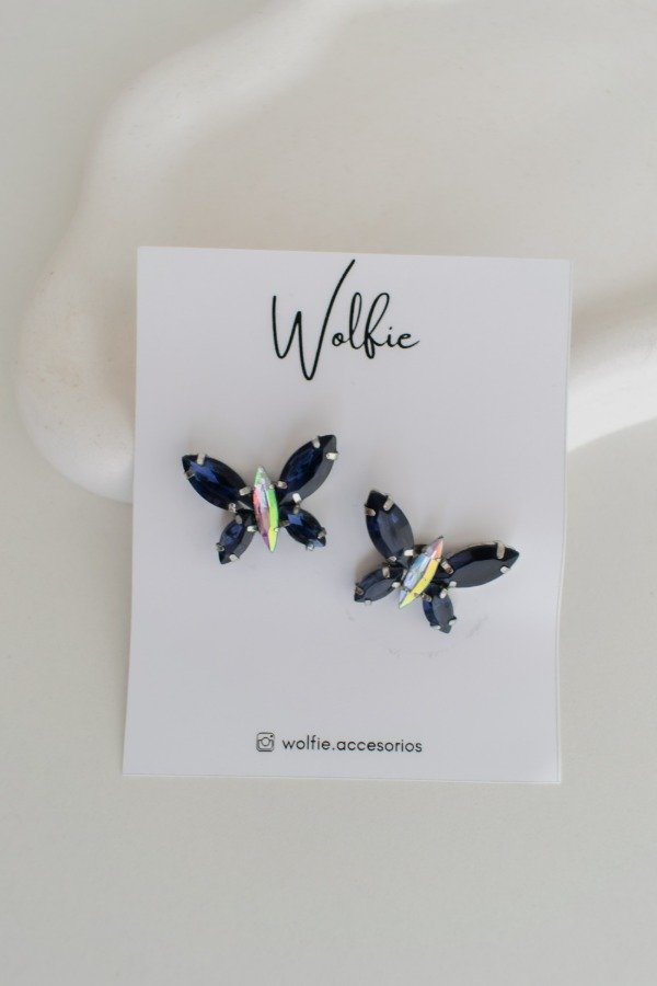 Producto - ARO MARIPOSA . azul