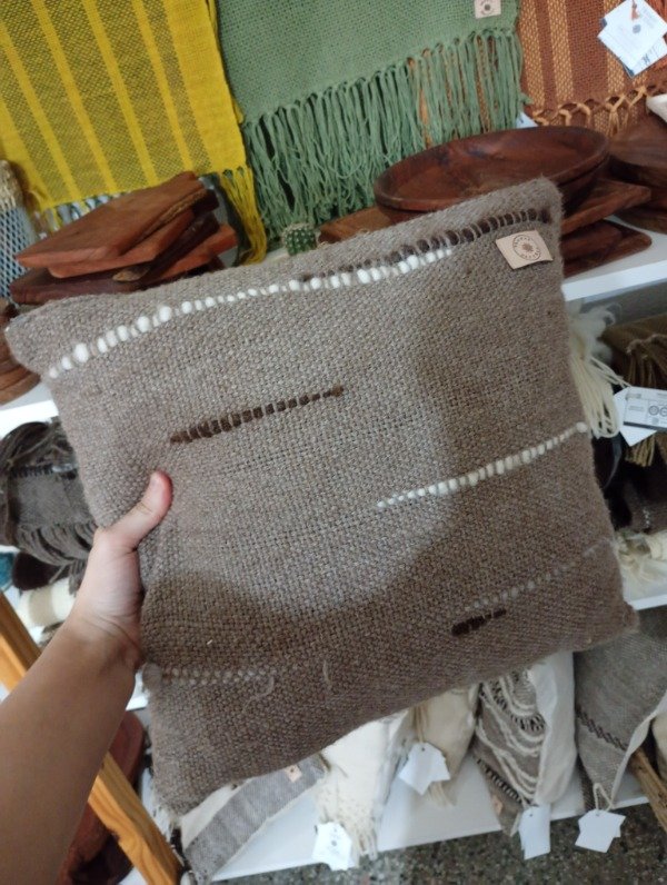 Producto - 2 Almohadón con funda tejida