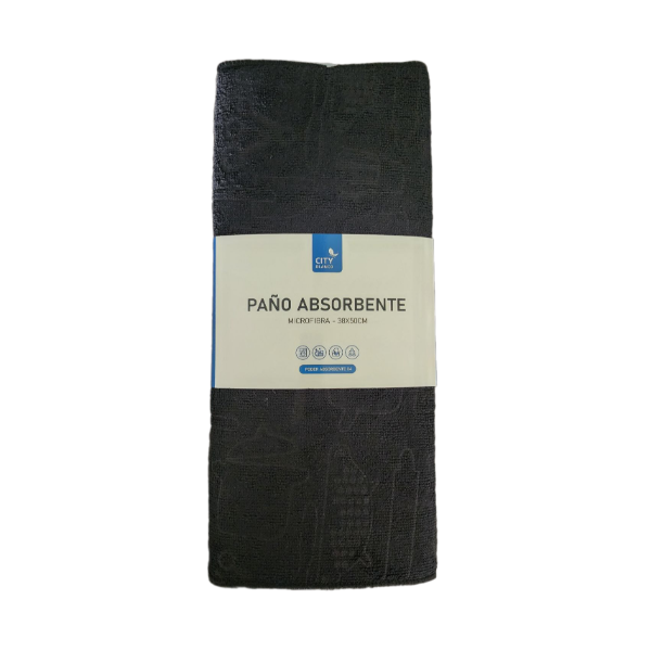 Producto - Paño de secado de platos con textura negro