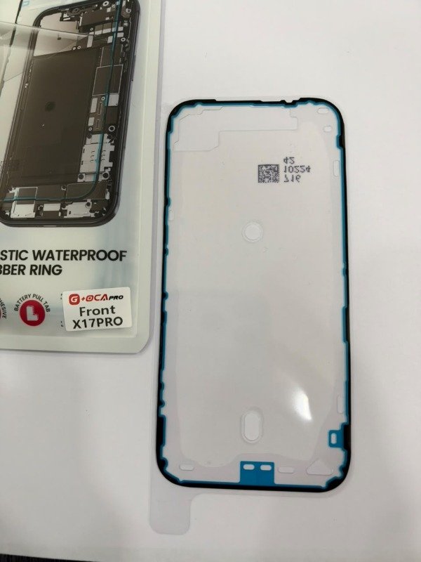 Producto - STICKER SELLO DE AGUA -DISPLAY- IPHONE 17 PRO (G-OCA PRO)
