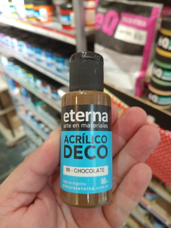 Producto - Acrilico eterna chocolate x 50 gr