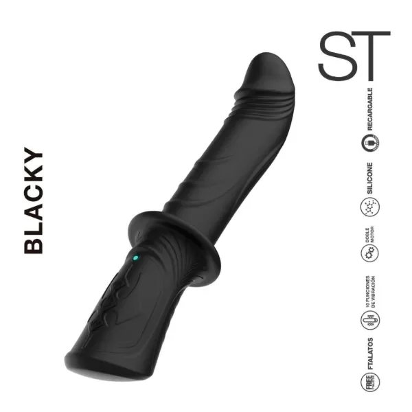 Producto - BUT BLACKY - ESTIMULADOR RECARGABLE FORMA DE ESPADA - 1