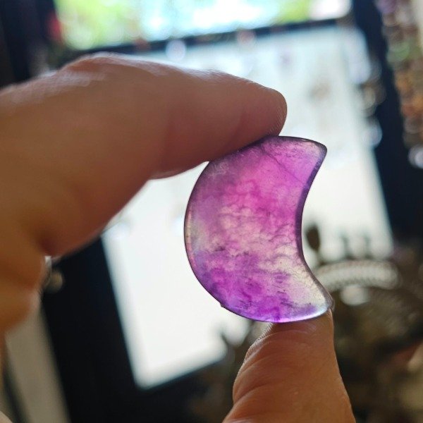 Producto - Luna de Fluorita Violeta