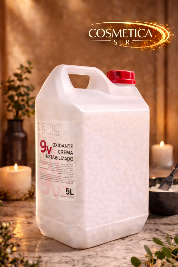 Producto - revelador cremoso de 9 volúmenes x 5 litros  epic