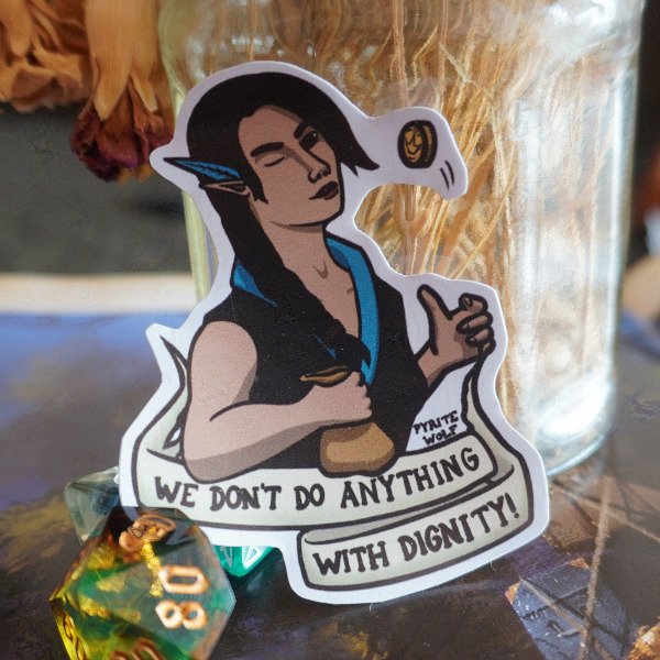 Producto - Sticker Dignity (Vex'ahlia)