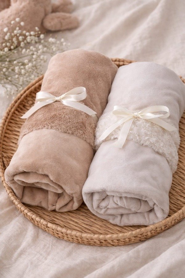 Producto - Manta De Plush Con Corderito