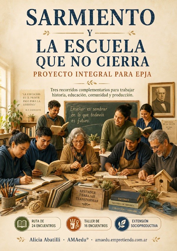 Producto - SARMIENTO Y LA ESCUELA QUE NO CIERRA (EPJA)