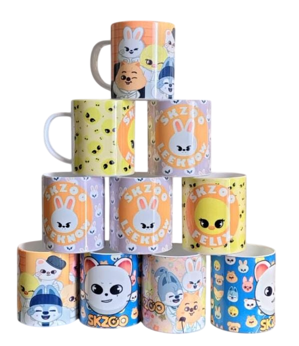 Producto - TAZAS POLIMERO STRAYKIDS  X 6 UNIDADES