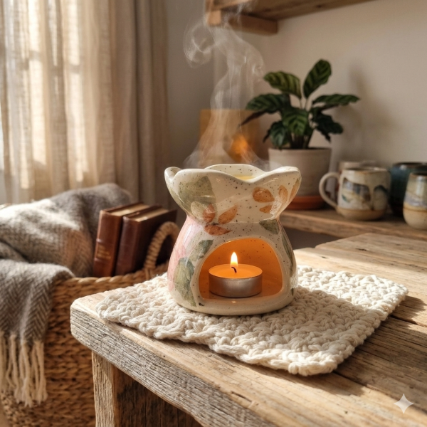 Producto - Hornillo flores rosas