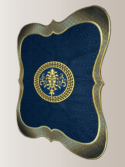 Producto - Alfombra diseño "griego" Azul