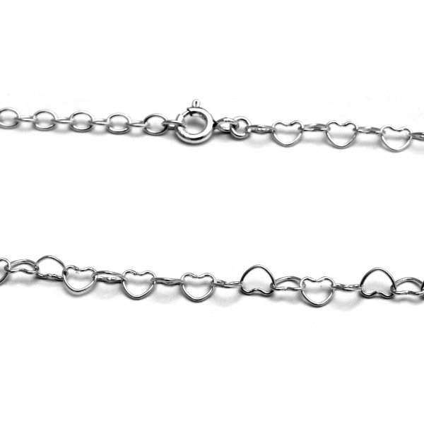 Producto - Cadena Corazones Regulable Plata 925