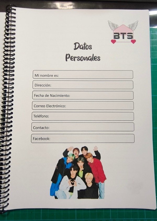 Producto - Cuaderno BTS - 1