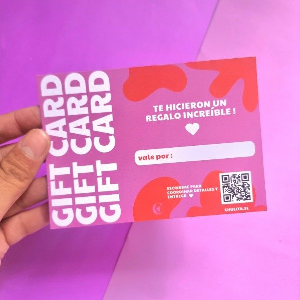 Producto - Gift Card / tarjeton 20u