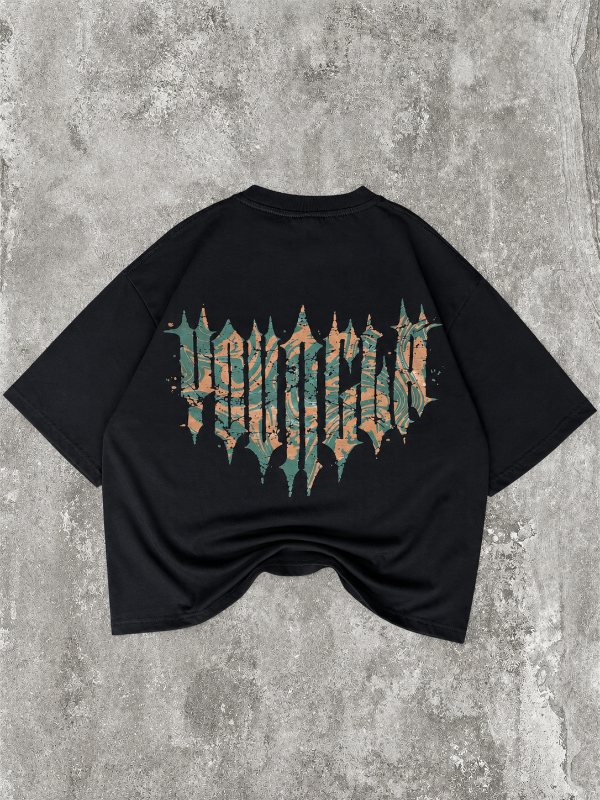 Producto - Remera Boxyfit Poungla negra