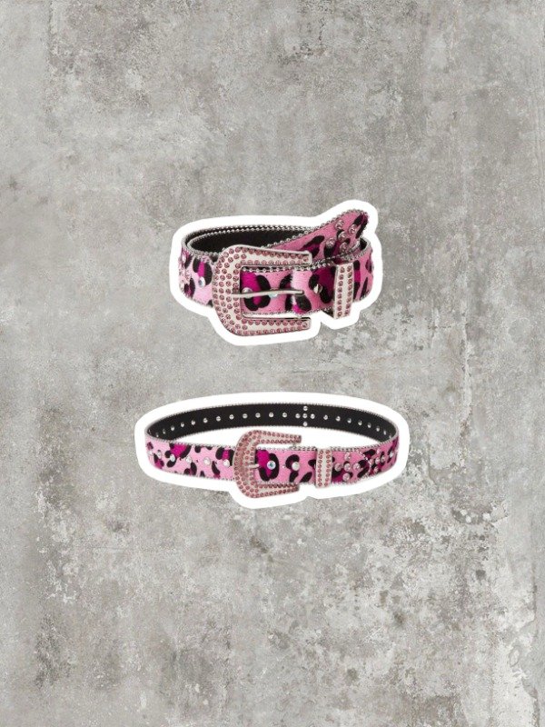 Producto - Cinturon Y2K animal print