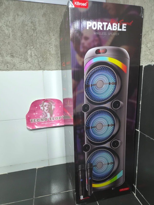 Producto - Parlante torre 8x3 rgb 2143 95x29cm