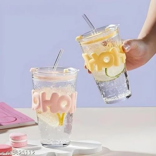 Producto - Vaso de vidrio OH! Amarillo