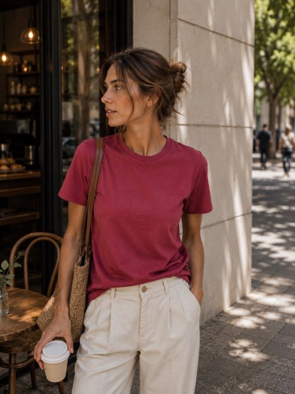 Producto - Remera Jazmin / Cereza